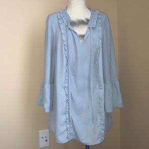 Karl Lagerfeld Blue Blouse